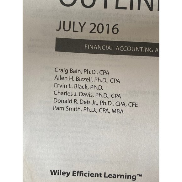 2016 Wiley CPAexcel EXAM REVIEW Study Guide - Picture 7 of 9